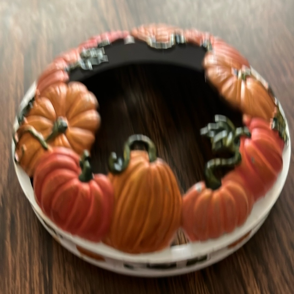 Fall candle topper very gently used